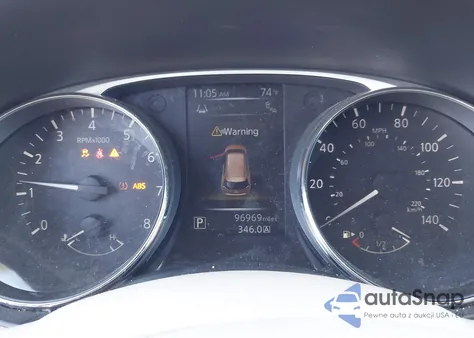 2015 Nissan Rogue Sv z USA, uszkodzony, nr VIN KNMAT2MT4FP506491